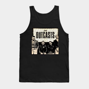 The Outcasts Self Conscious Over You 1979 Punk Rock Throwback Tank Top